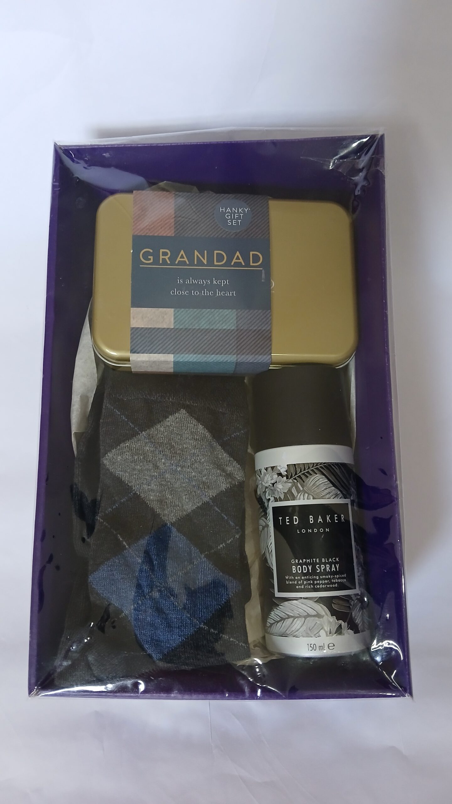 Grandad Hanky Set Gift Hamper